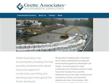Tablet Screenshot of gretteassociates.com